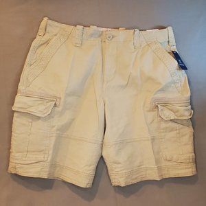 GEORGE Men's Stretch Cargo Short Size 36 Stone Wash NEW